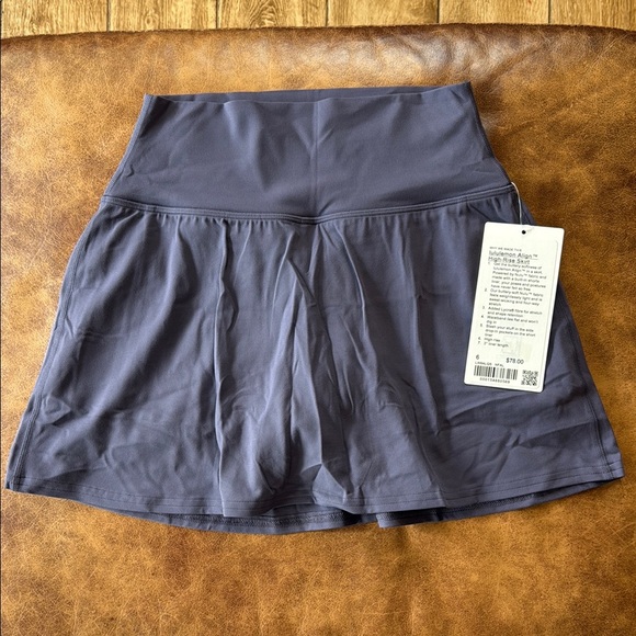 NWT Lululemon Align High-Rise Skirt Sz 6 Nightfall - Picture 2 of 4